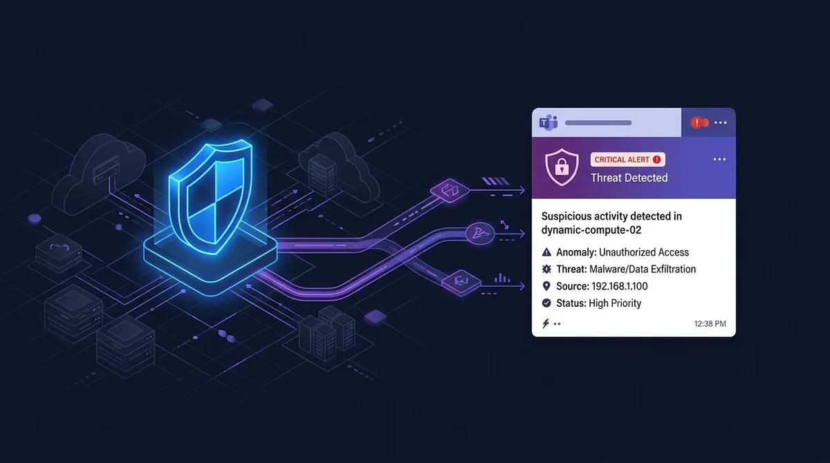 Google Cloud Security Command Center Notifications in Microsoft Teams with Threat Intelligence Enrichment