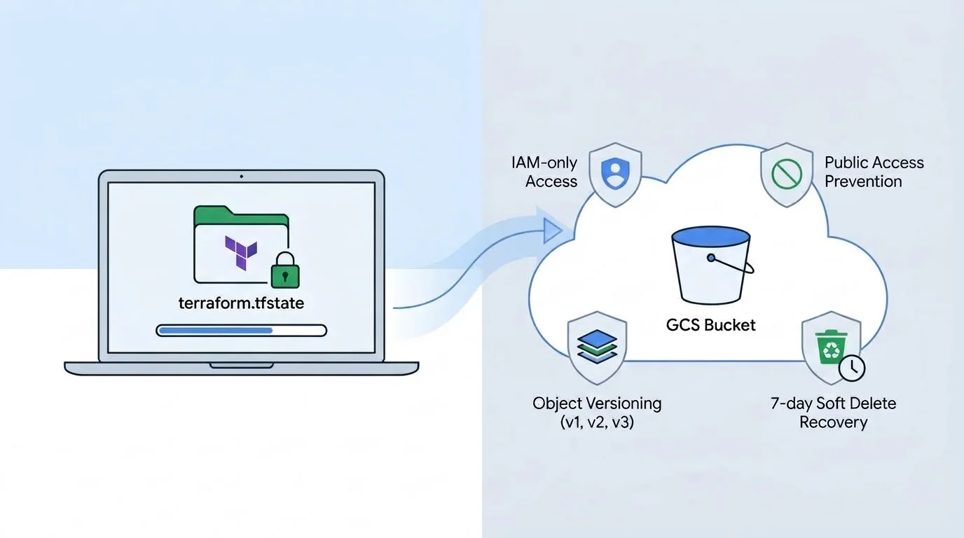 Secure Your Terraform State in a Google Cloud Storage Bucket